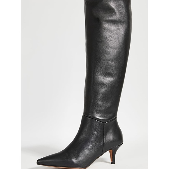 Souliers Martinez Timeless Black Tall Boots - Picture 3 of 4